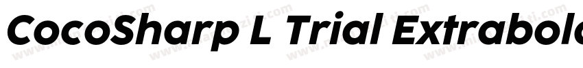 CocoSharp L Trial Extrabold字体转换